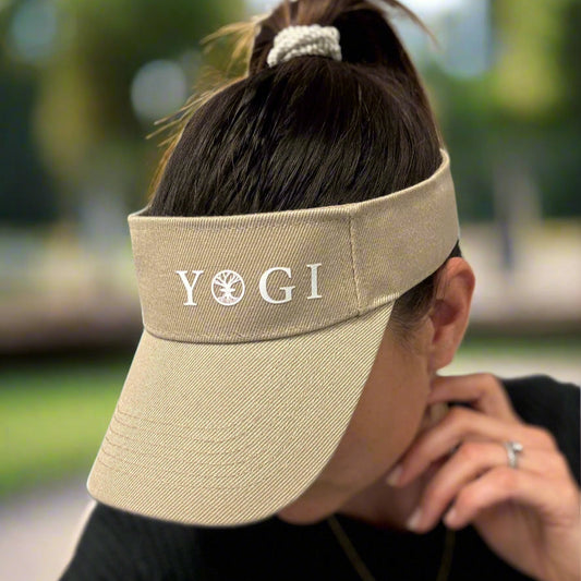 YOGI – Sand Beige Sun Visor