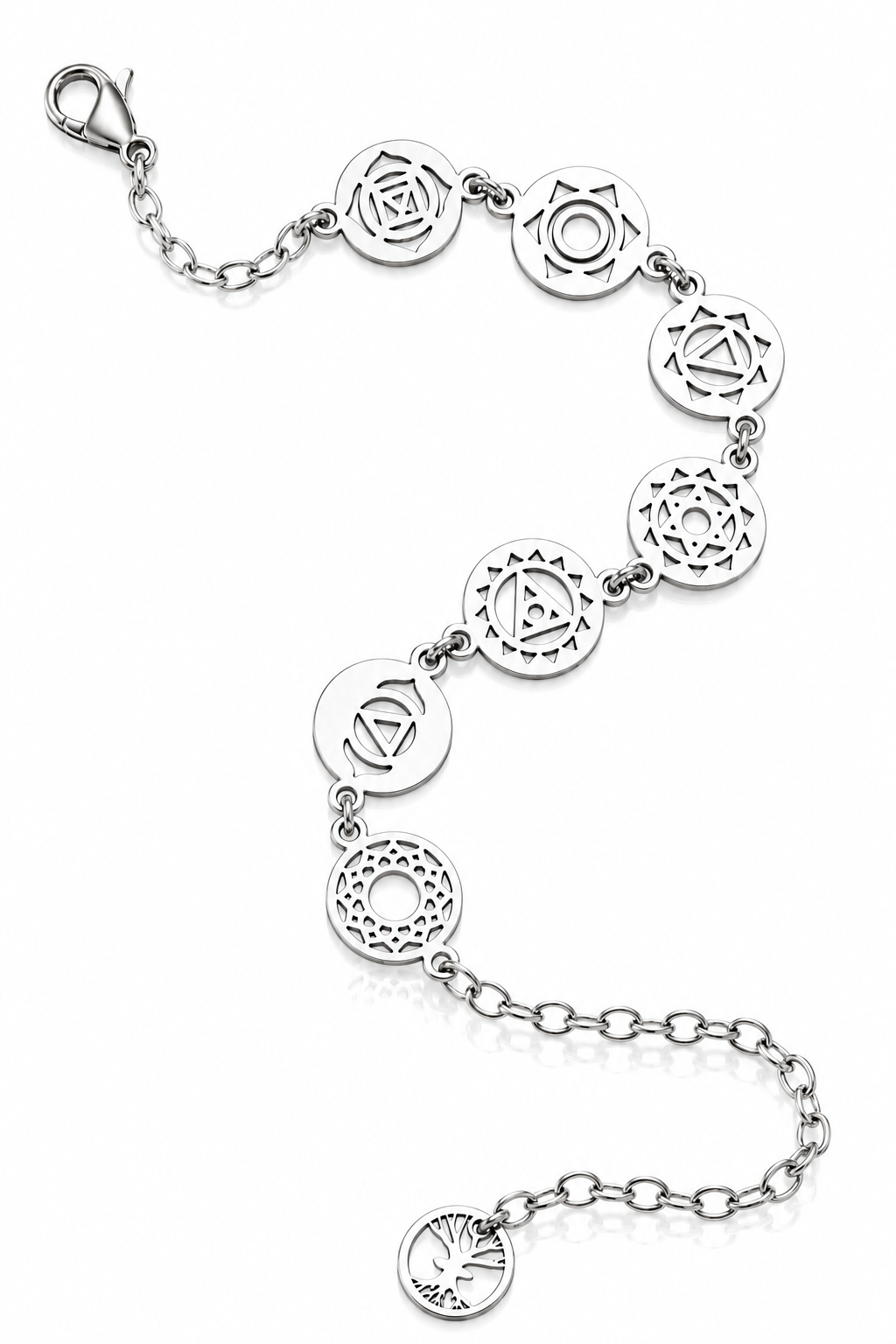 Seven Chakra Armband – Bohemiskt Armband i Rostfritt Stål