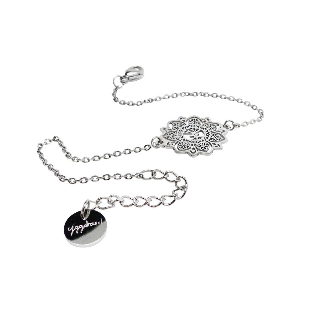 Yggdrasil by Sweden Mini Mandala armband / fotlänk – boho-chic smycke med andlig betydelse