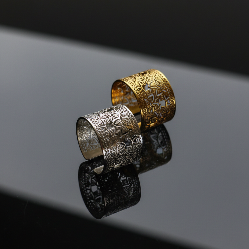 Yggdrasil by Sweden goddess mandala rings