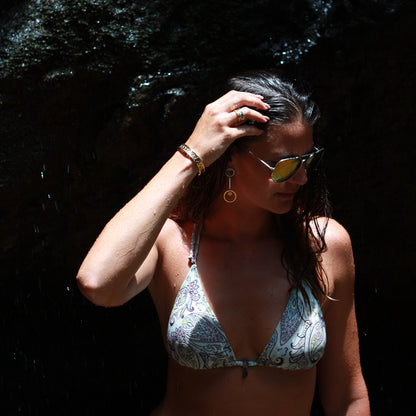 Yggdrasil by Sweden långa örhängen Be Unique ringar cirklar Earrings waterfall