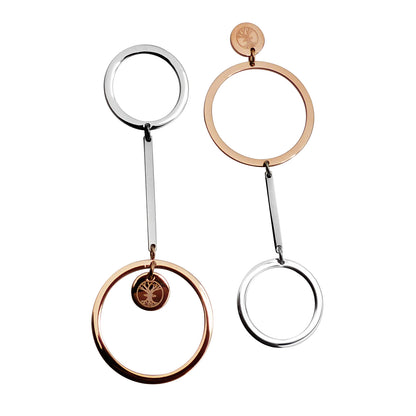 "B Unique" örhängen - Guld/stål