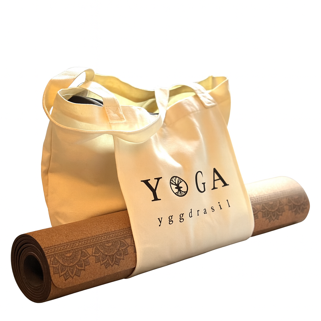 Yoga / gym tote väska - Vit