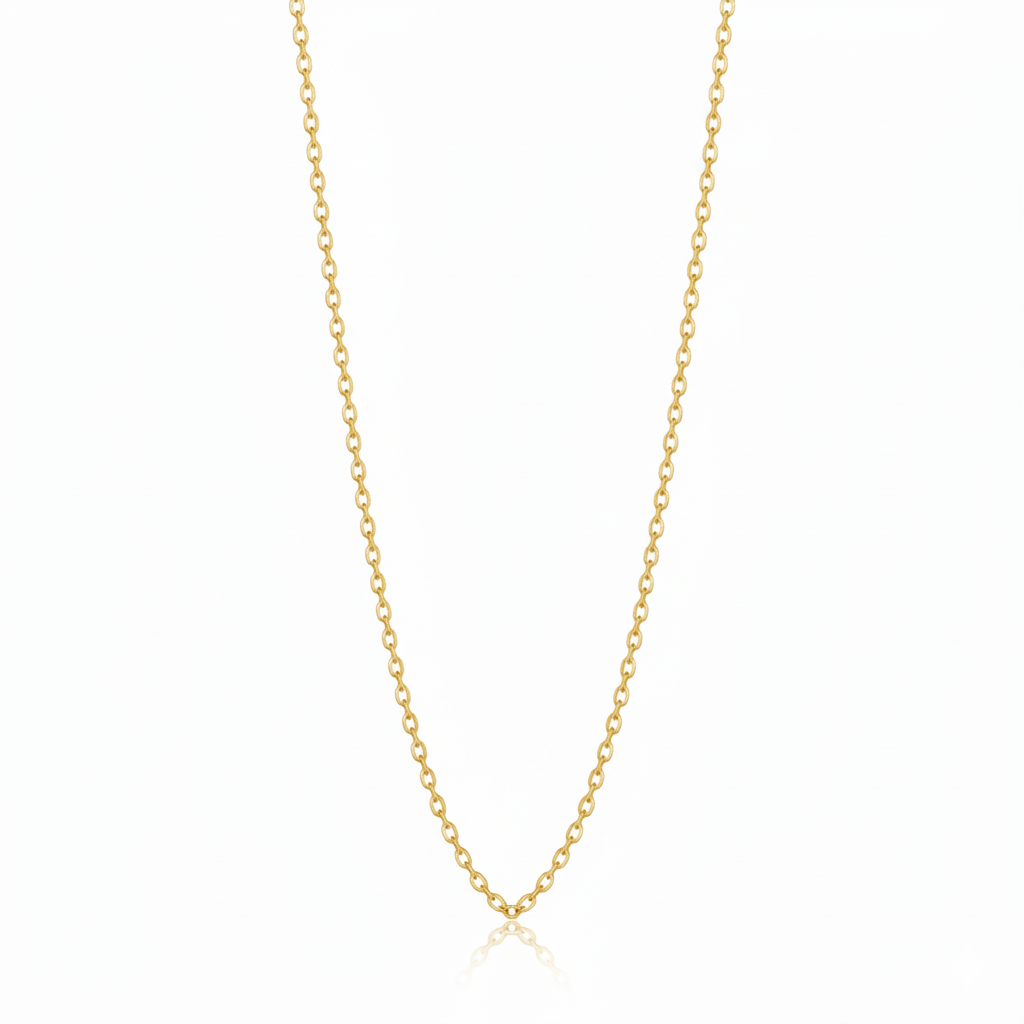 Minimalistic Chain Necklace - Steel & Gold (45cm & 75cm)