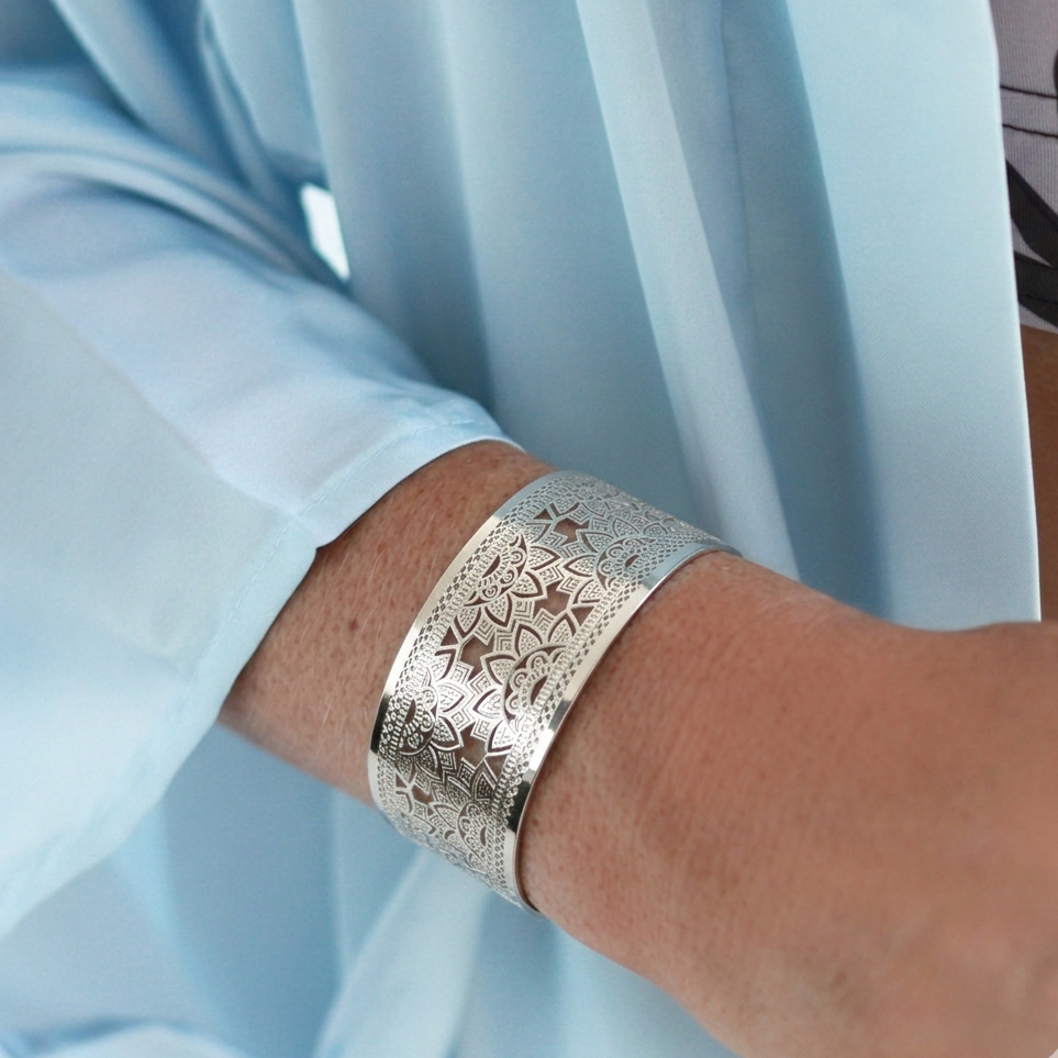 Silver Boho armband Goddess Yggdrasil by Sweden smycken