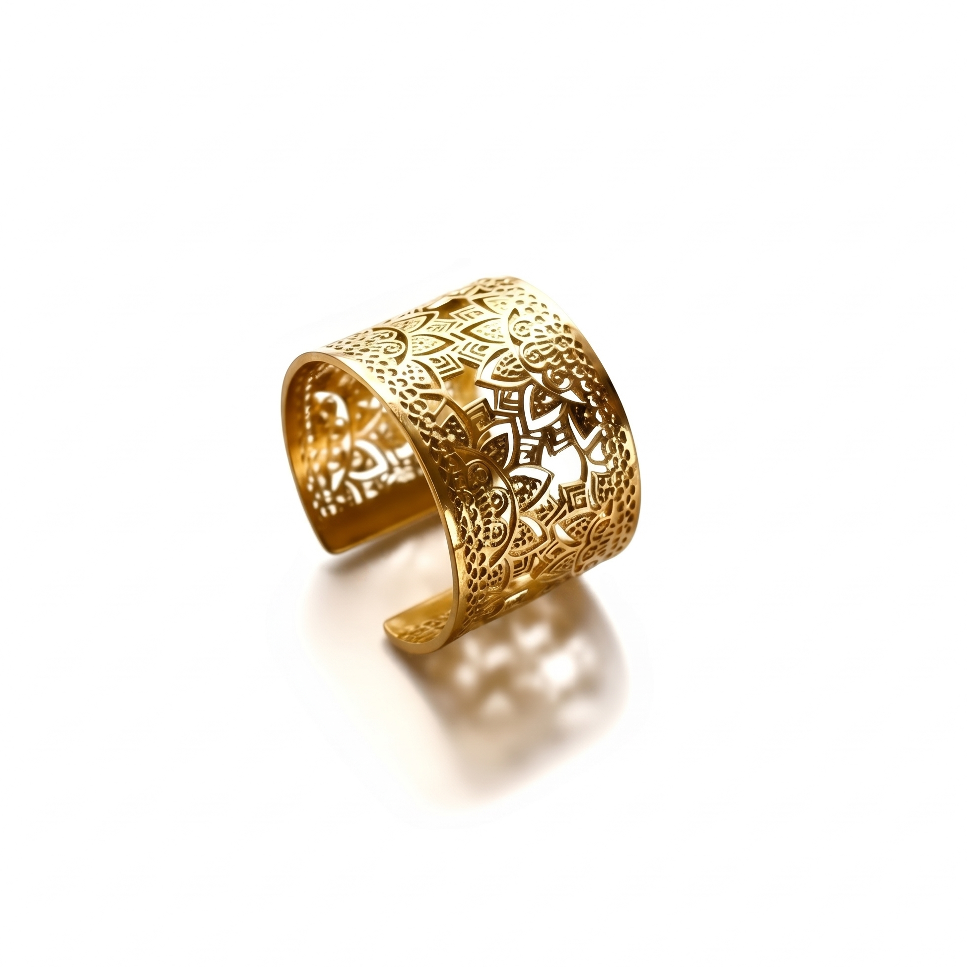 Yggdrasil smycken goddess boho ring i guld