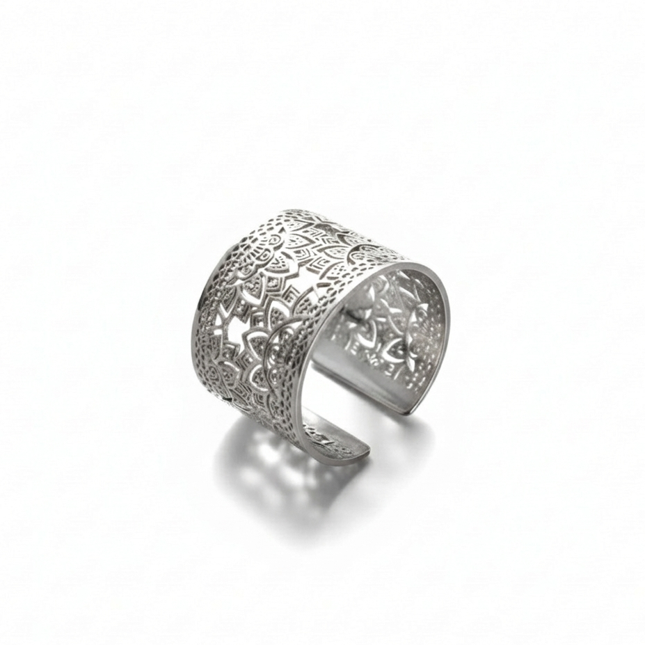 Goddess öppningsbar ring yggdrasil smycken silver