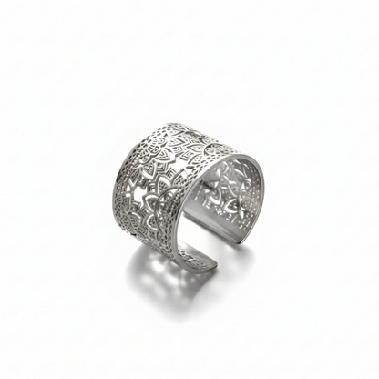 Goddess öppningsbar ring yggdrasil smycken silver