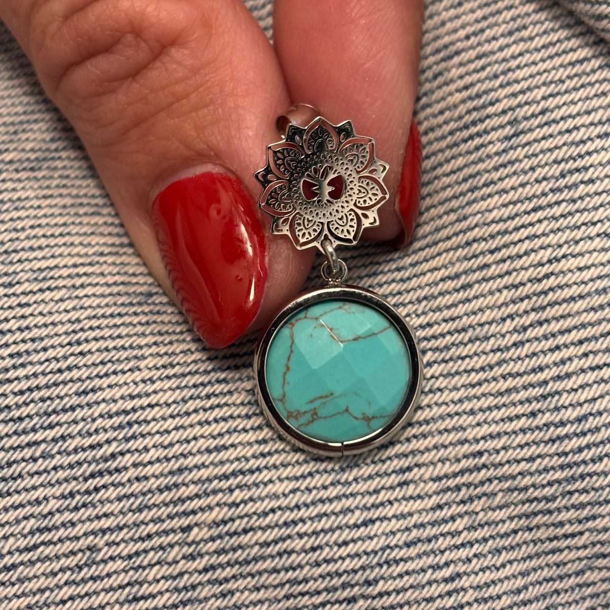 yggdrasil mini mandala drop örhänge