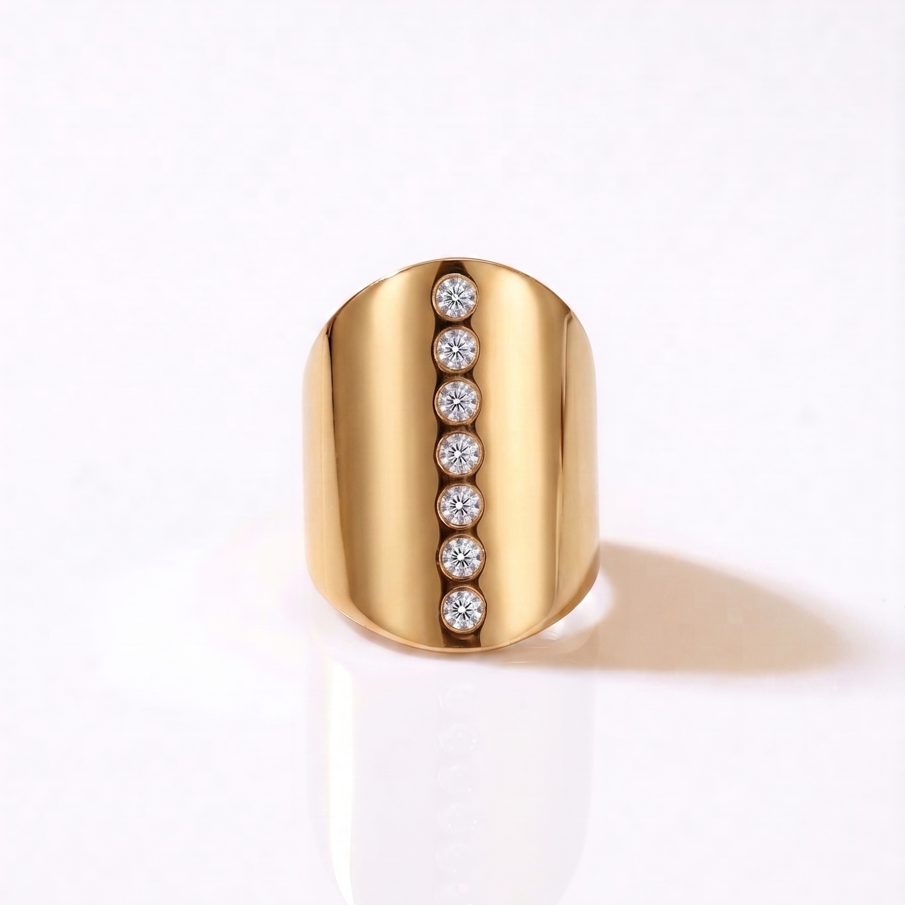 Sundara boho ring med chakra stenar yggdrasil smycken guld