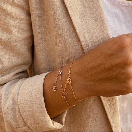 Mini ankarkedja armband yggdrasil