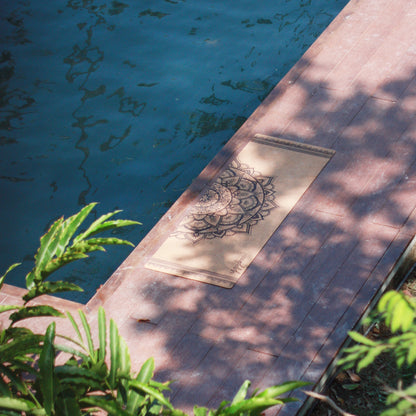 Let Your Mind Run Free | 3.2mm cork yoga mat