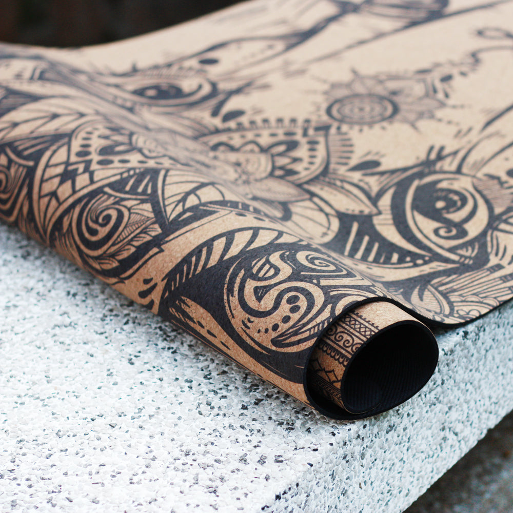 The Powerful Mind | 3,2 mm Kork-Yogamatte