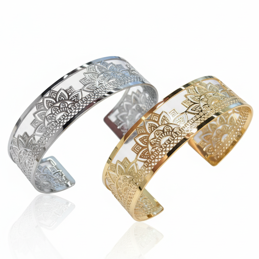 Yggdrasil by sweden bangle armband sunset steel gold