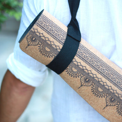 Let Your Mind Run Free | 3.2mm cork yoga mat