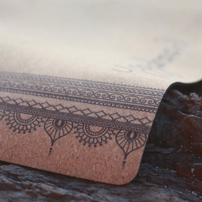 Let Your Mind Run Free | 3.2mm cork yoga mat