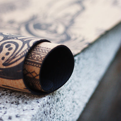 snygg bästa yogamatta i kork och naturgummi – perfekt för yoga & träning