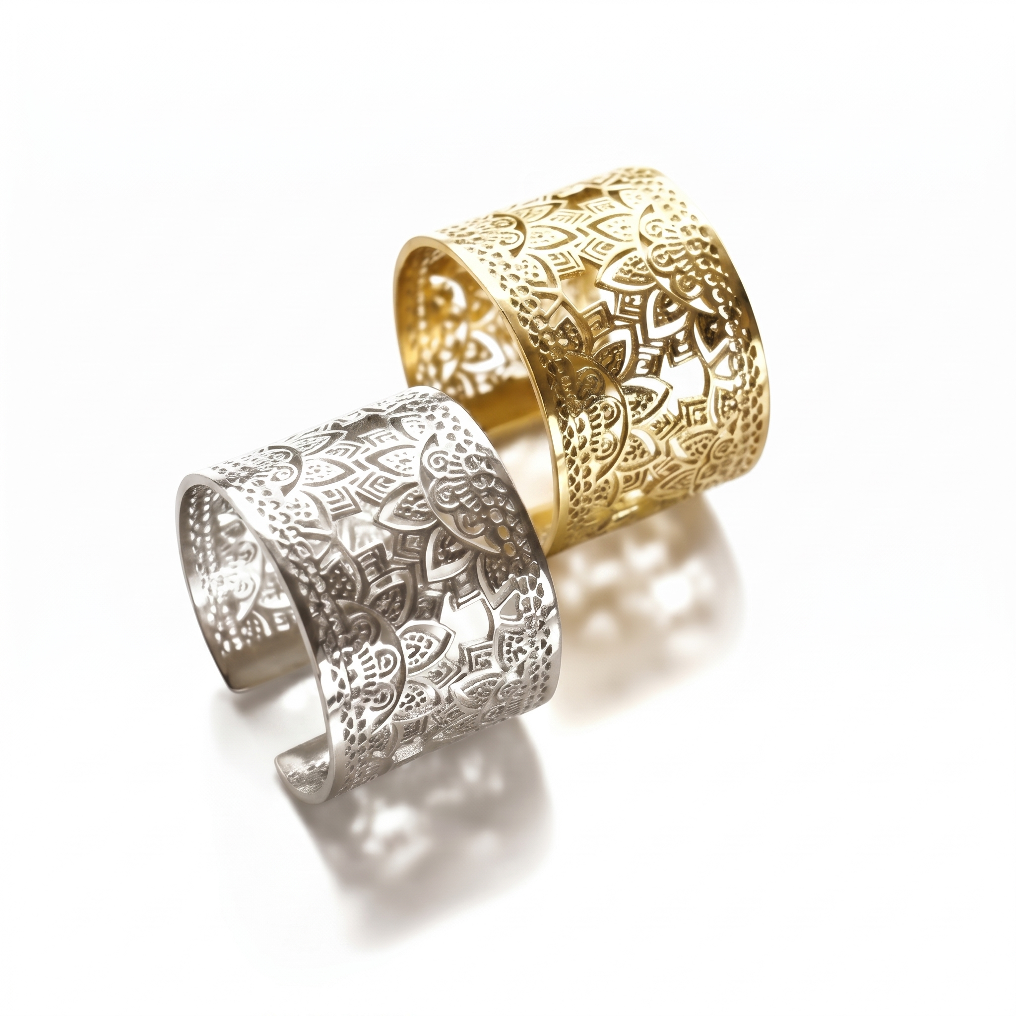 Goddess ringar i guld och silver yggdrasil yoga smycken