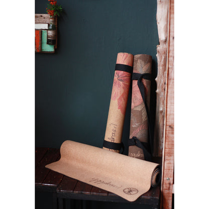 Tropical Tranquility | 3.2mm cork yoga mat