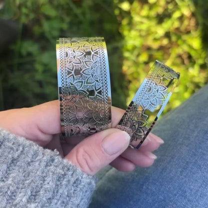 Mini Ohrhänger Mandala & Türkis – Limited Edition