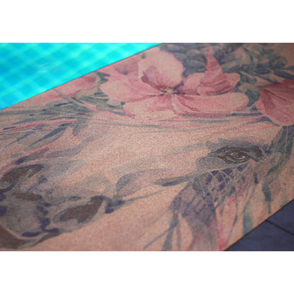 Unicorn design yogamatta i kork – Yggdrasil by Sweden premium träningsmatta