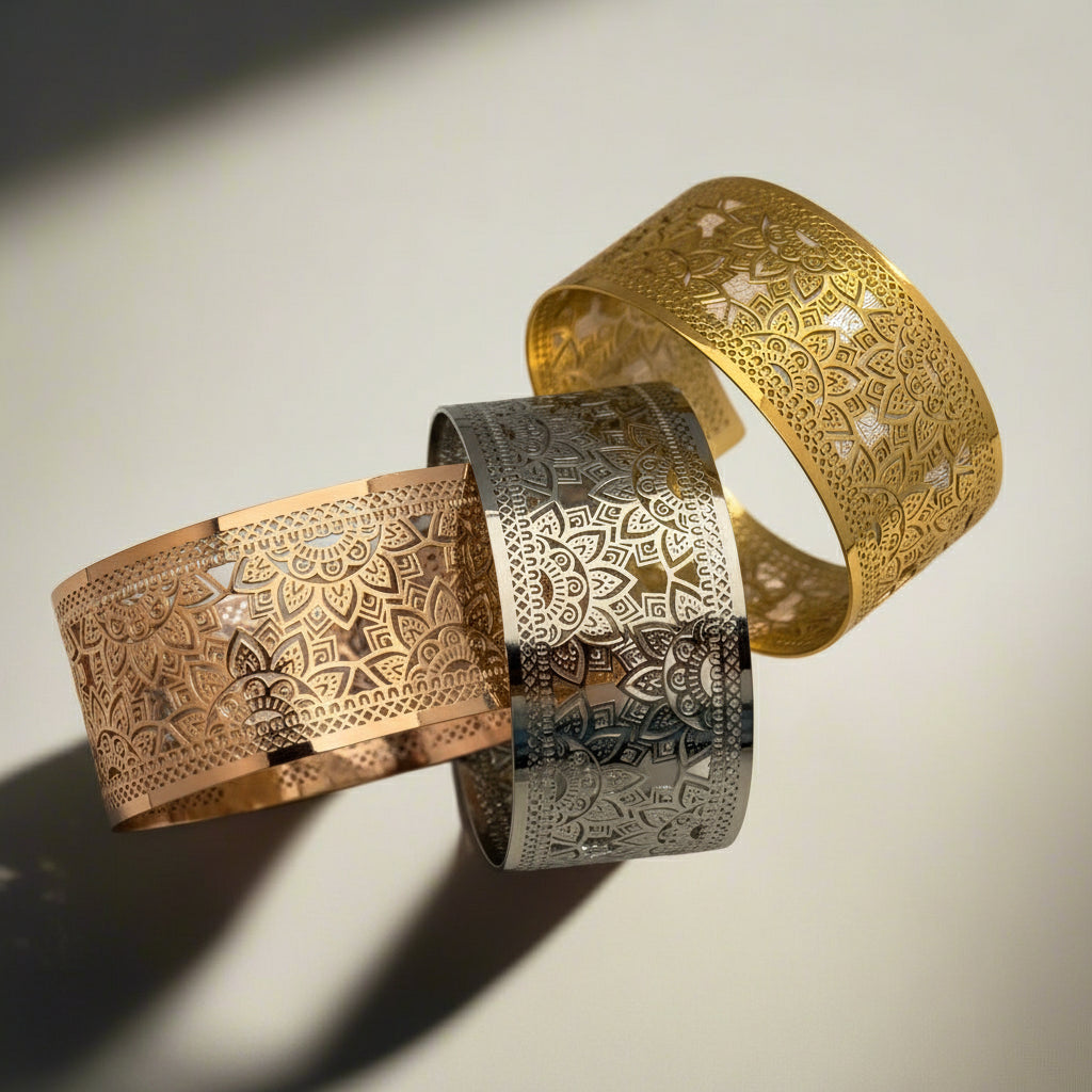 mandala bangles yggdrasil smycken goddes
