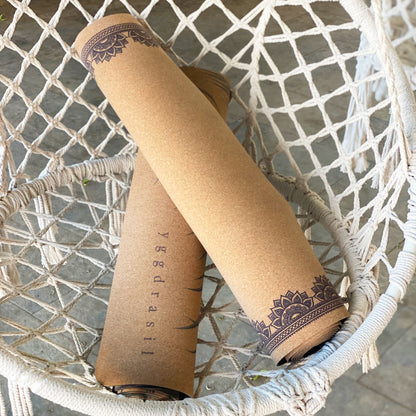 yogamatta i kork – miljövänlig, slitstark & antislip träningsmatta